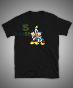Disney Mickey Donald Goofy T-Shirt S - 3XL