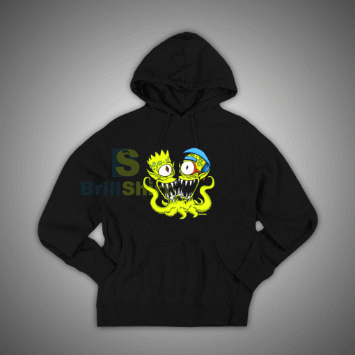 Get It Now Alien Simpsons boys Hoodie - Brillshirt.com