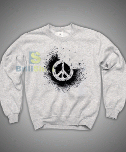 Get It Now Love Peace Sweatshirt - Brillshirt.com