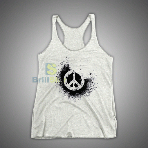 Get It Now Love Peace Tank Top - Brillshirt.com