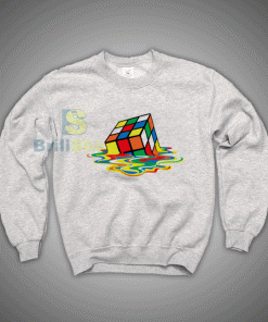 Get It Now Melting Rubik's Cube Sweatshirt - Brillshirt.com