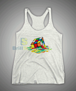 Get It Now Melting Rubik's Cube Tank Top - Brillshirt.com