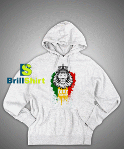 Get It Now Rasta Lion Four Twenty Hoodie - Brillshirt.com