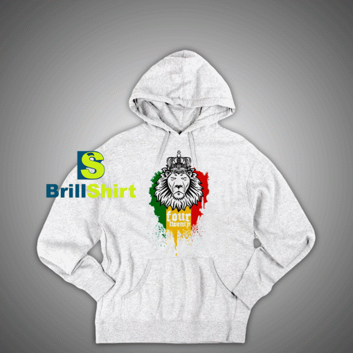 Get It Now Rasta Lion Four Twenty Hoodie - Brillshirt.com