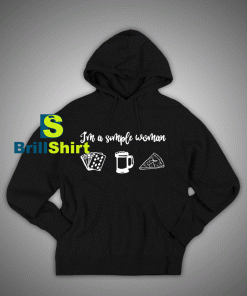 Get It Now Simple Woman Poker Hoodie - Brillshirt.com