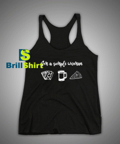 Get It Now Simple Woman Poker Tank Top - Brillshirt.com