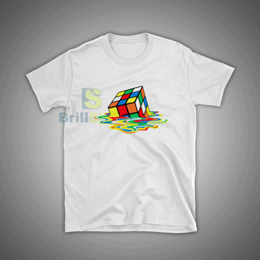 Get it Now Melting Rubik's Cube T-Shirt - Brillshirt.com