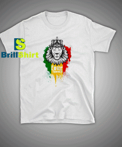 Get it Now Rasta Lion Four Twenty T-Shirt - Brillshirt.com