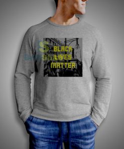 Black Lives Matter Slogan Sweatshirt