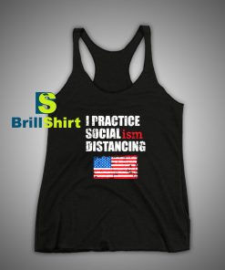 Get It Now Political Social Distancing Tank Top - Brillshirt.com