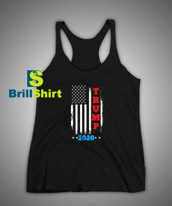 Get It Now Trump 2020 US Flag Tank Top - Brillshirt.com