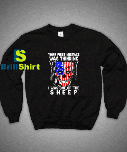 Get It Now United States Flag Skull Sweatshirt - Brillshirt.com