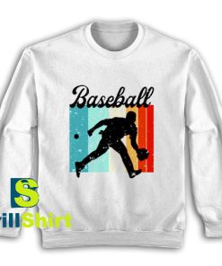 Get It Now Baseball Player Retro Sweatshirt - Brillshirt.com