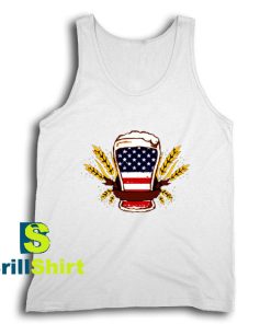 Get It Now Beer and America Tank Top - Brillshirt.com