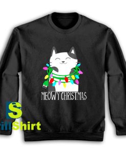 Get It Now Funny Merry Catmas Sweatshirt - Brillshirt.com