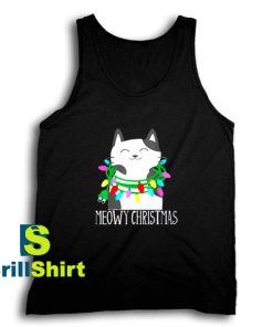 Get It Now Funny Merry Catmas Tank Top - Brillshirt.com