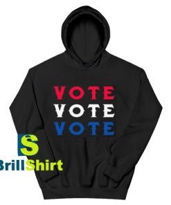 Get It Now Retro Vintage Vote US Hoodie - Brillshirt.com