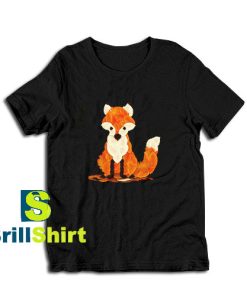 Get it Now Autumn Fox Design T-Shirt - Brillshirt.com