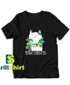 Get it Now Funny Merry Catmas T-Shirt - Brillshirt.com