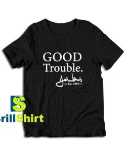 Get it Now John Lewis Signature T-Shirt - Brillshirt.com