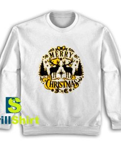 Get It Now Merry Christmas Deer Ornament Sweatshirt - Brillshirt.com