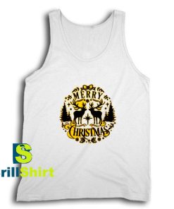 Get It Now Merry Christmas Deer Ornament Tank Top - Brillshirt.com