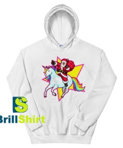 Get It Now Santa Riding Unicorn Hoodie - Brillshirt.com