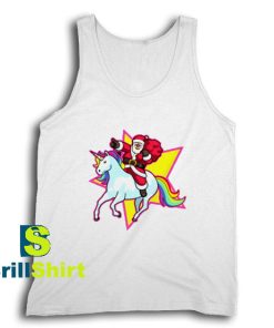 Get It Now Santa Riding Unicorn Tank Top - Brillshirt.com