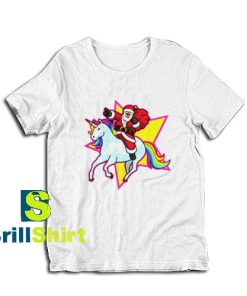 Get it Now Santa Riding Unicorn T-Shirt - Brillshirt.com