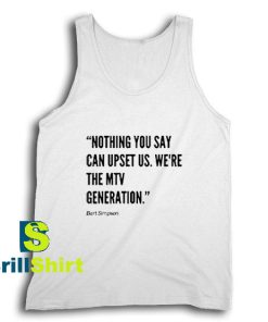 Get It Now Bart Simpson Quote Tank Top - Brillshirt.com