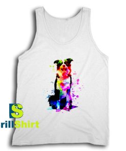 Get It Now Border Collie Dog Design Tank Top - Brillshirt.com