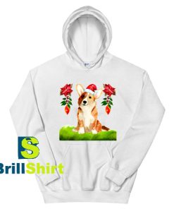 Get It Now Christmas Hat Corgi Hoodie - Brillshirt.com