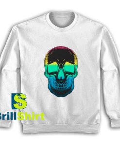 Get It Now Colorful Skull Design Sweatshirt - Brillshirt.com