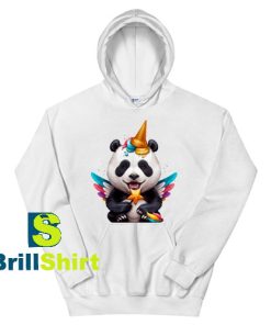 Get It Now Panda Unicorn Design Hoodie - Brillshirt.com