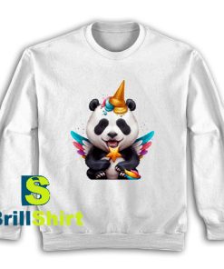 Get It Now Panda Unicorn Design Sweatshirt - Brillshirt.com