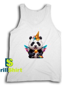 Get It Now Panda Unicorn Design Tank Top - Brillshirt.com