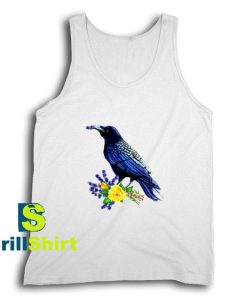 Get It Now Raven and Roses Design Tank Top - Brillshirt.com