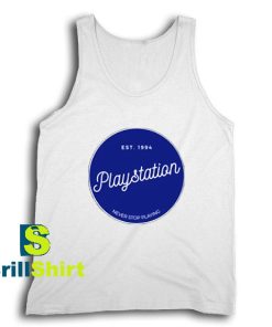 Get It Now Vintage Playstation Design Tank Top - Brillshirt.com