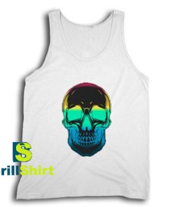 Get it Now Colorful Skull Design T-Shirt - Brillshirt.com