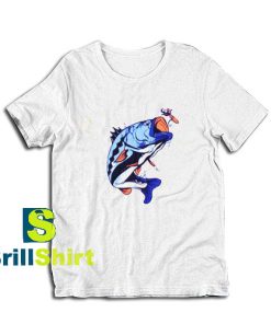 Get it Now Fish Fisherman Design T-Shirt - Brillshirt.com