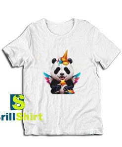 Get it Now Panda Unicorn Design T-Shirt - Brillshirt.com