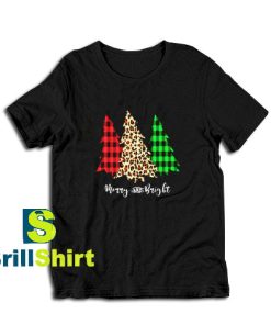 Merry And Bright Singing Design T-Shirt - Brillshirt.com