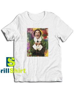 Elf-Santa-Coming-T-Shirt