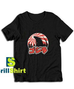 Godzilla-Retro-T-Shirt