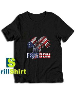 Freedom-Usa-Flag-Eagle-T-Shirt