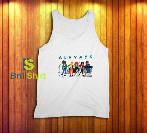 Alvvays Band Drawing Tank Top