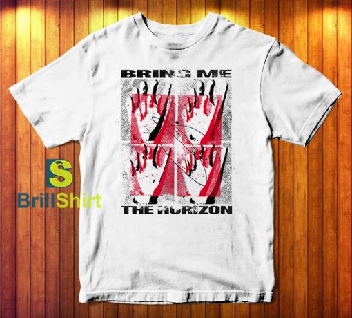 Bring Me The-Horizon Red Crescent Moons T-Shirt