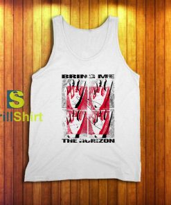 Bring Me The Horizon Red Crescent Moons Tank Top