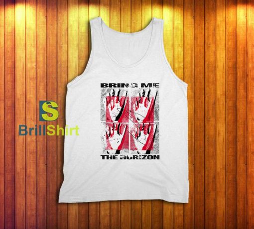 Bring Me The Horizon Red Crescent Moons Tank Top