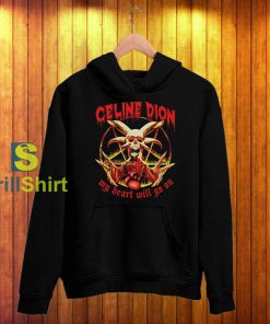 Celine Dion My Heart Metal Hoodie